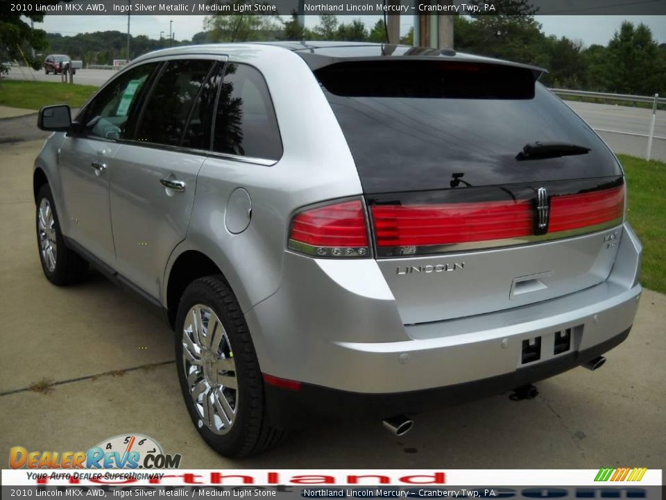 2010 Lincoln MKX AWD Ingot Silver Metallic / Medium Light Stone Photo #4