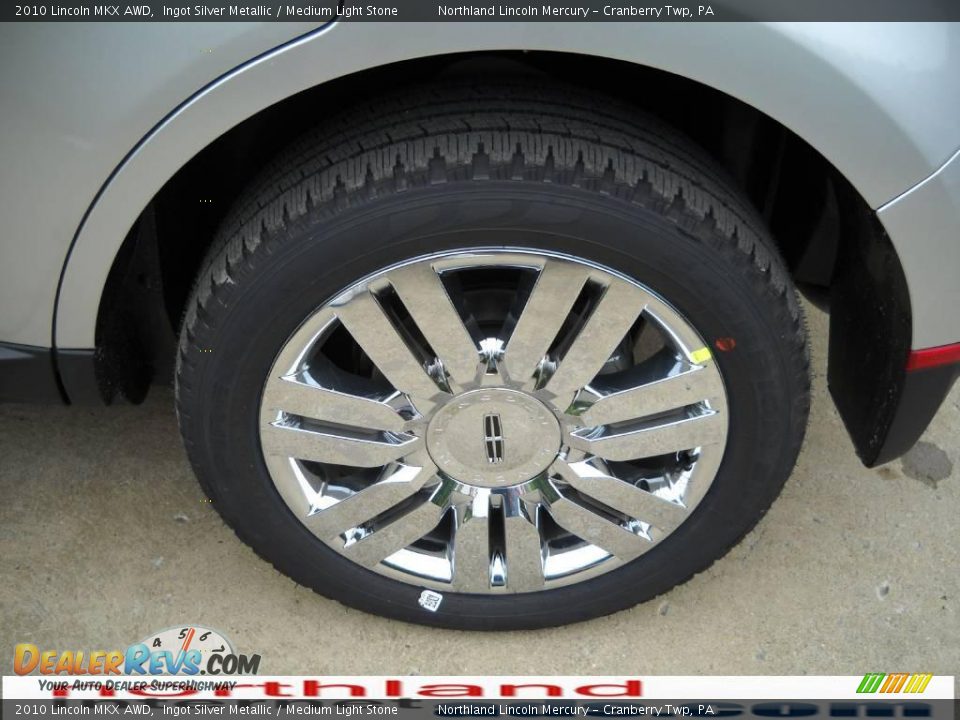 2010 Lincoln MKX AWD Ingot Silver Metallic / Medium Light Stone Photo #11