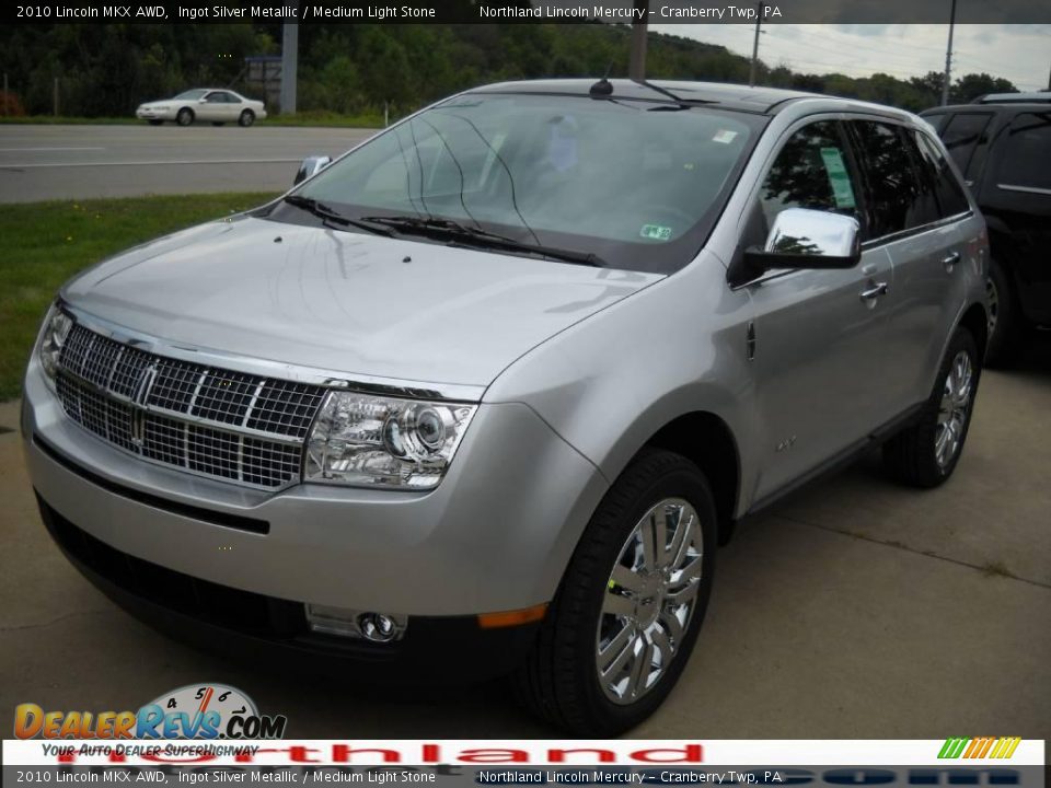 2010 Lincoln MKX AWD Ingot Silver Metallic / Medium Light Stone Photo #12