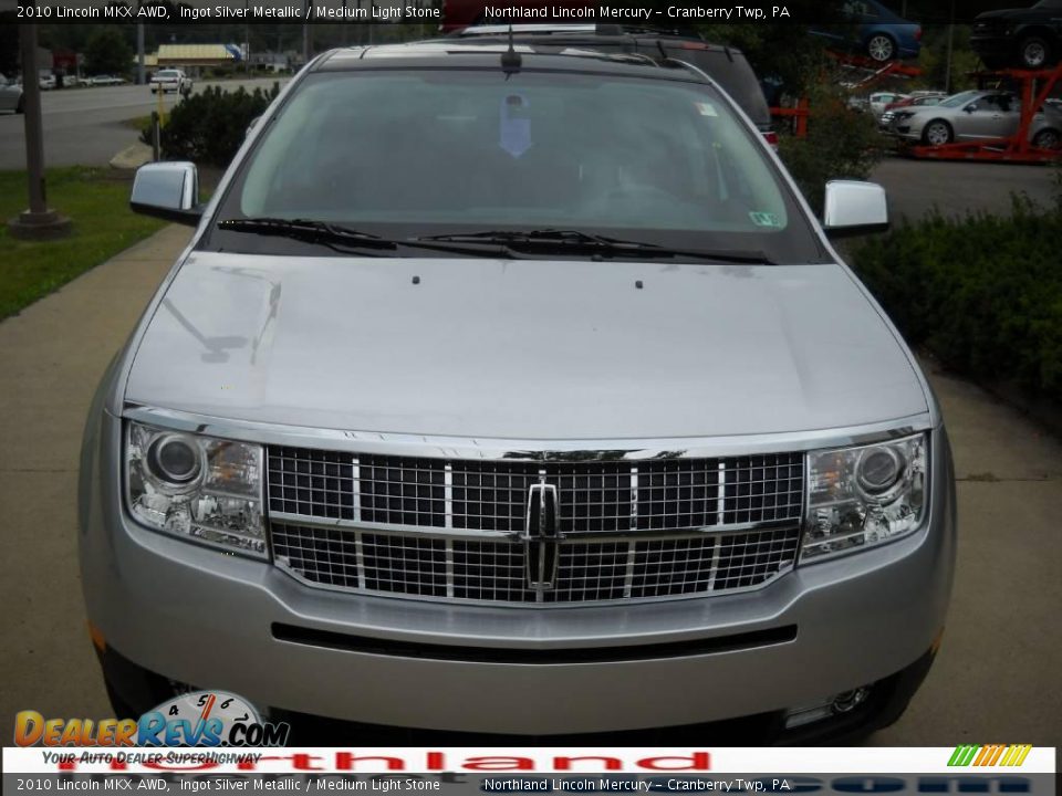2010 Lincoln MKX AWD Ingot Silver Metallic / Medium Light Stone Photo #13