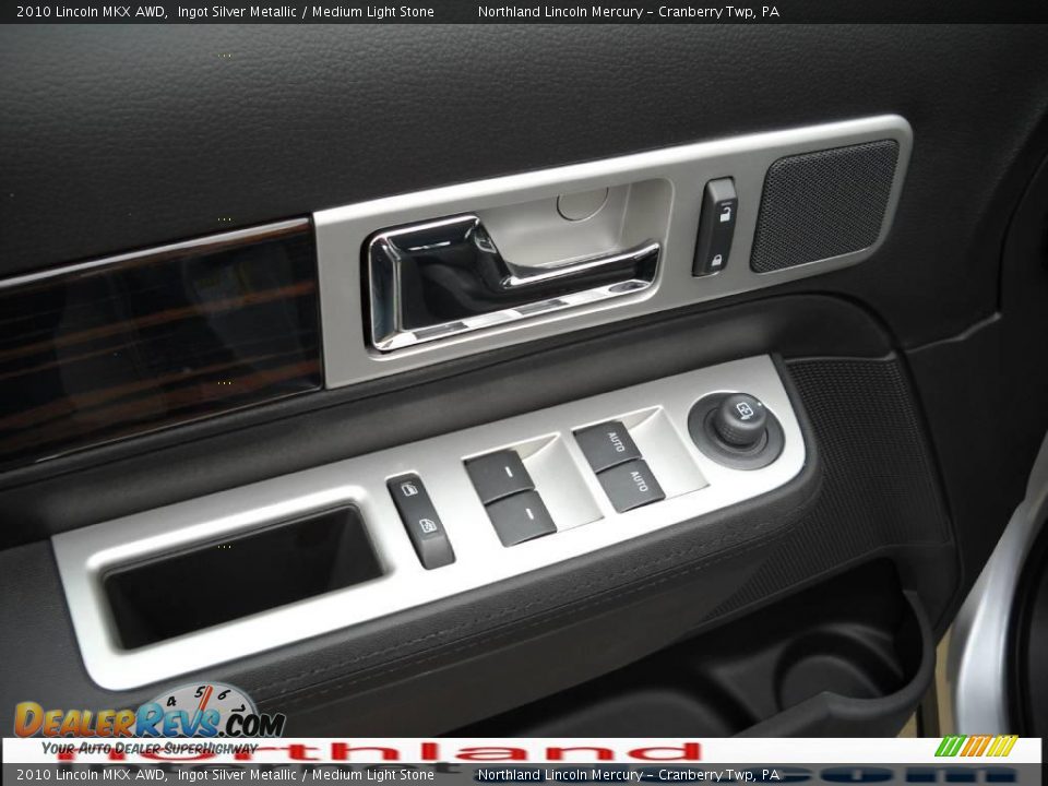 2010 Lincoln MKX AWD Ingot Silver Metallic / Medium Light Stone Photo #15
