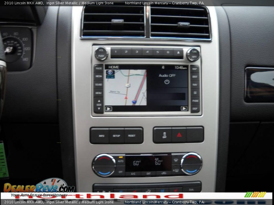2010 Lincoln MKX AWD Ingot Silver Metallic / Medium Light Stone Photo #17
