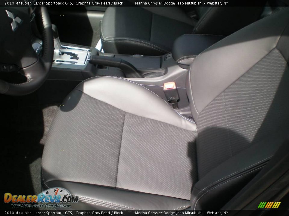2010 Mitsubishi Lancer Sportback GTS Graphite Gray Pearl / Black Photo #2