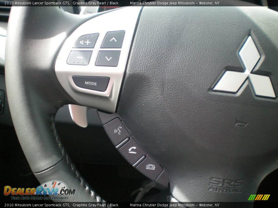 2010 Mitsubishi Lancer Sportback GTS Graphite Gray Pearl / Black Photo #6