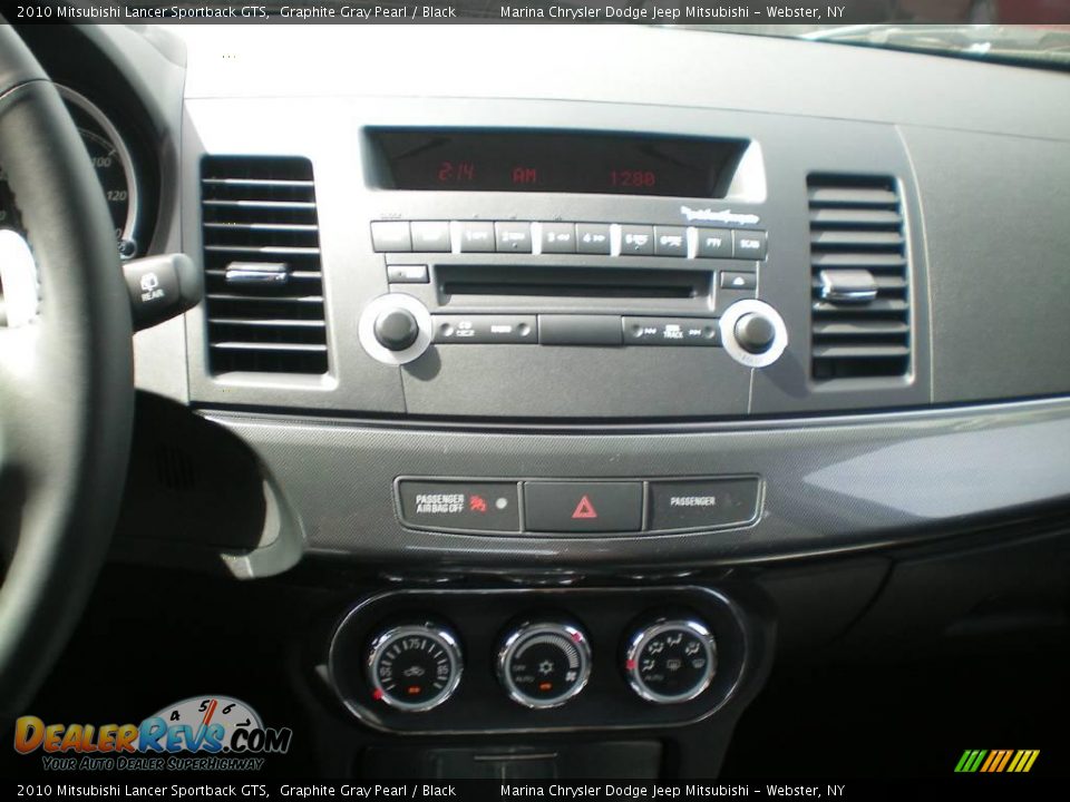 2010 Mitsubishi Lancer Sportback GTS Graphite Gray Pearl / Black Photo #7