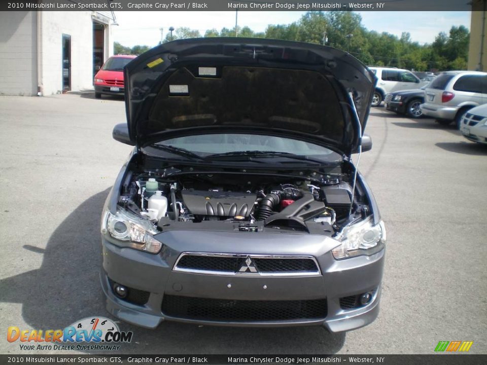 2010 Mitsubishi Lancer Sportback GTS Graphite Gray Pearl / Black Photo #15