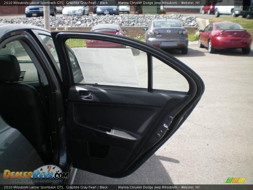 2010 Mitsubishi Lancer Sportback GTS Graphite Gray Pearl / Black Photo #22