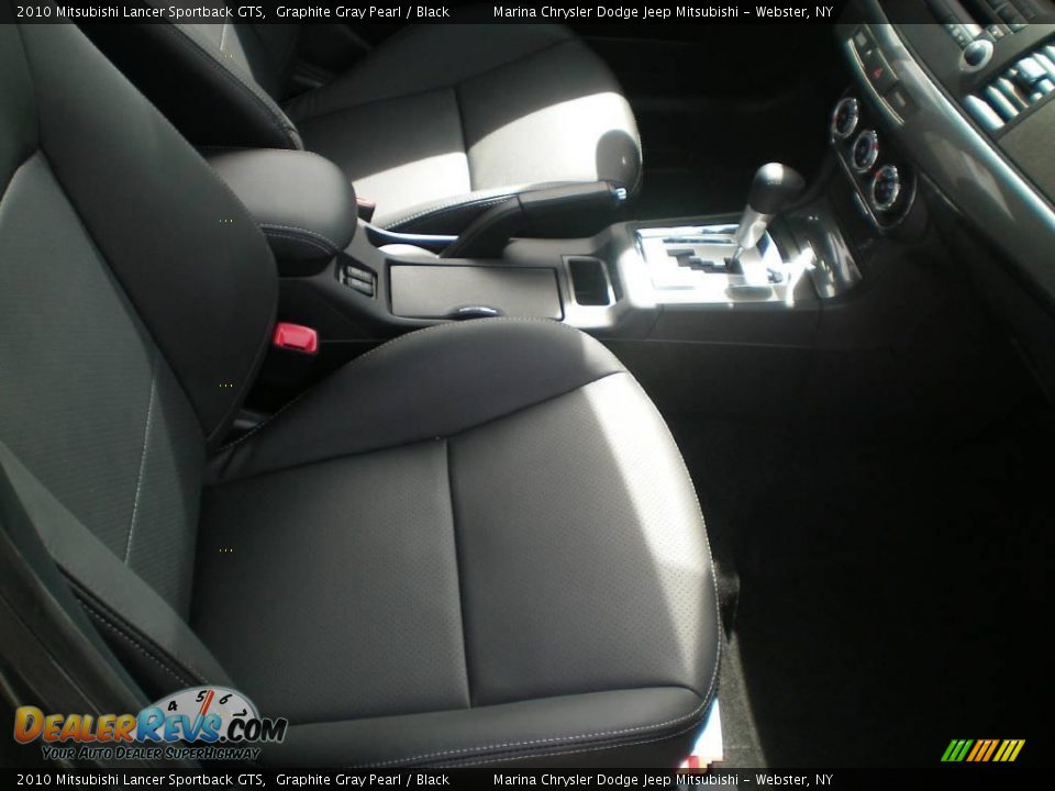 2010 Mitsubishi Lancer Sportback GTS Graphite Gray Pearl / Black Photo #25