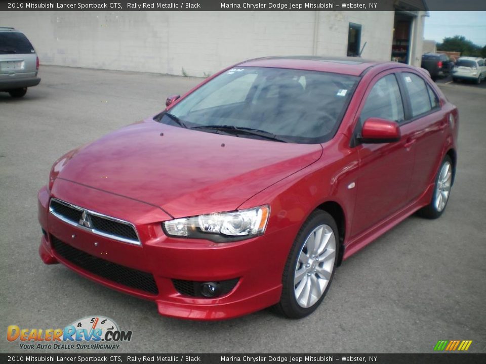 2010 Mitsubishi Lancer Sportback GTS Rally Red Metallic / Black Photo #1