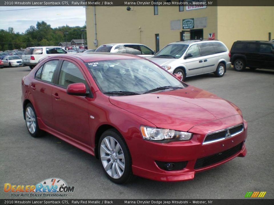 2010 Mitsubishi Lancer Sportback GTS Rally Red Metallic / Black Photo #13