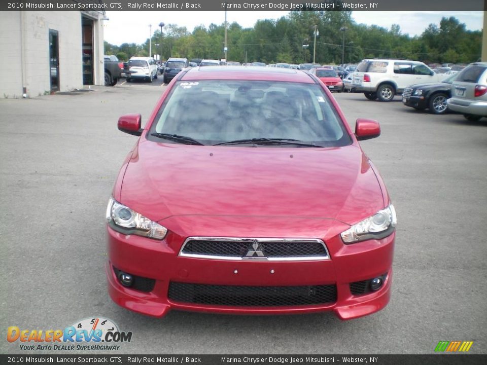 2010 Mitsubishi Lancer Sportback GTS Rally Red Metallic / Black Photo #14