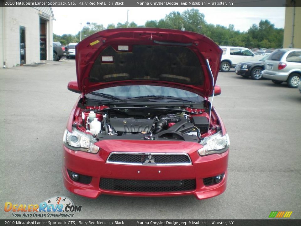2010 Mitsubishi Lancer Sportback GTS Rally Red Metallic / Black Photo #15