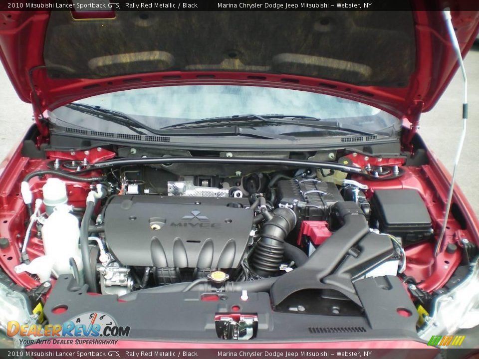 2010 Mitsubishi Lancer Sportback GTS Rally Red Metallic / Black Photo #16