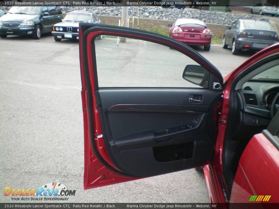 2010 Mitsubishi Lancer Sportback GTS Rally Red Metallic / Black Photo #17