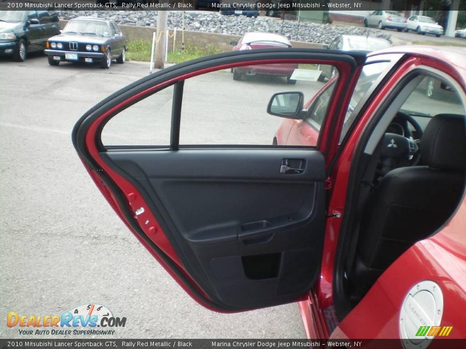 2010 Mitsubishi Lancer Sportback GTS Rally Red Metallic / Black Photo #18