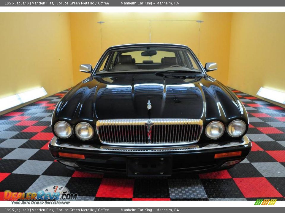 1996 Jaguar XJ Vanden Plas Spruce Green Metallic / Coffee Photo #2
