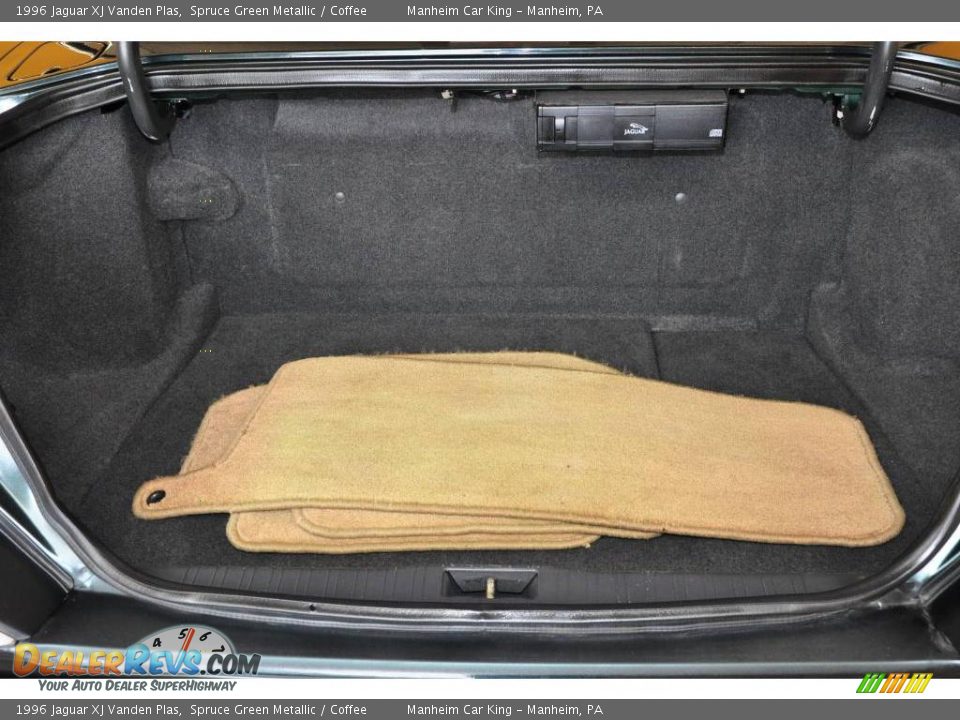 1996 Jaguar XJ Vanden Plas Spruce Green Metallic / Coffee Photo #13