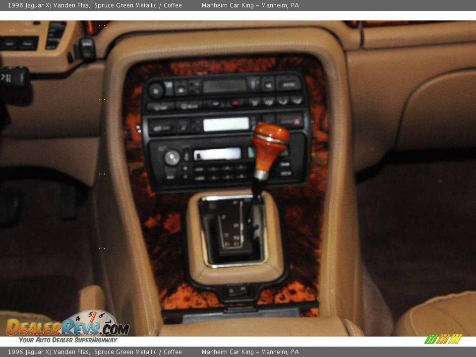 1996 Jaguar XJ Vanden Plas Spruce Green Metallic / Coffee Photo #23