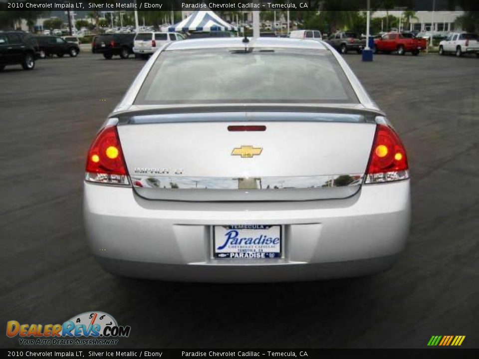 2010 Chevrolet Impala LT Silver Ice Metallic / Ebony Photo #6