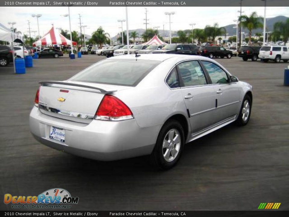 2010 Chevrolet Impala LT Silver Ice Metallic / Ebony Photo #7