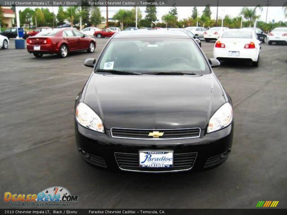 2010 Chevrolet Impala LT Black / Ebony Photo #2