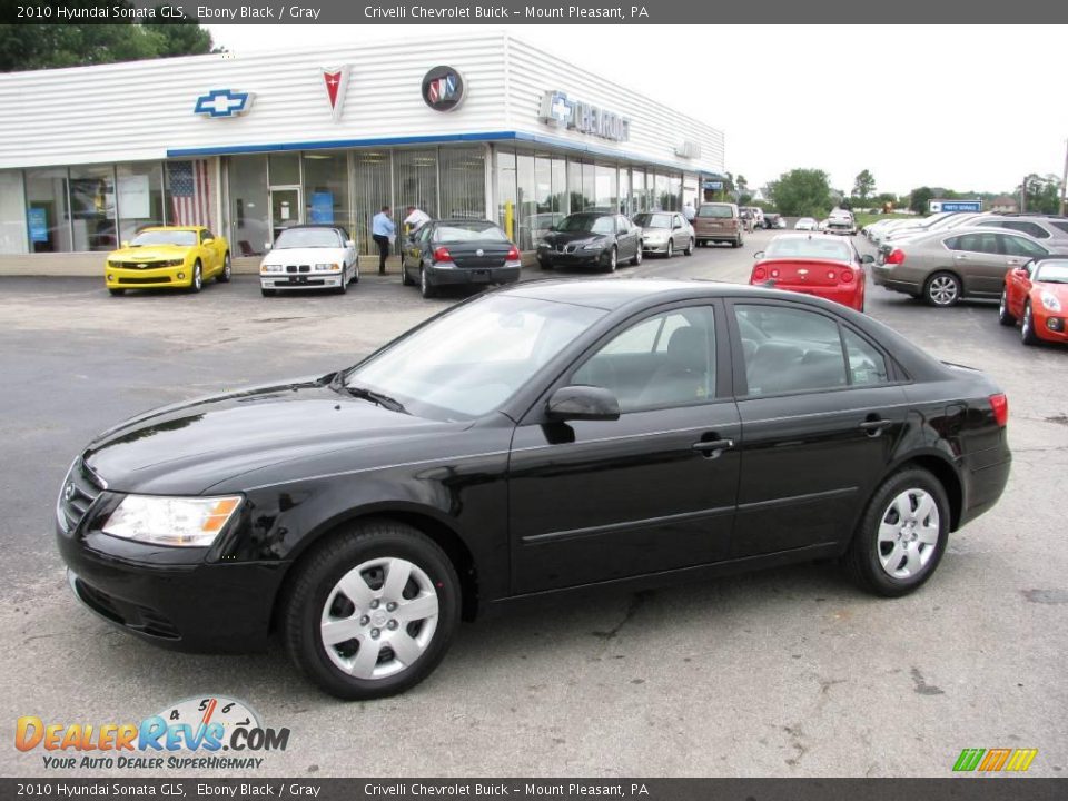 2010 Hyundai Sonata GLS Ebony Black / Gray Photo #1