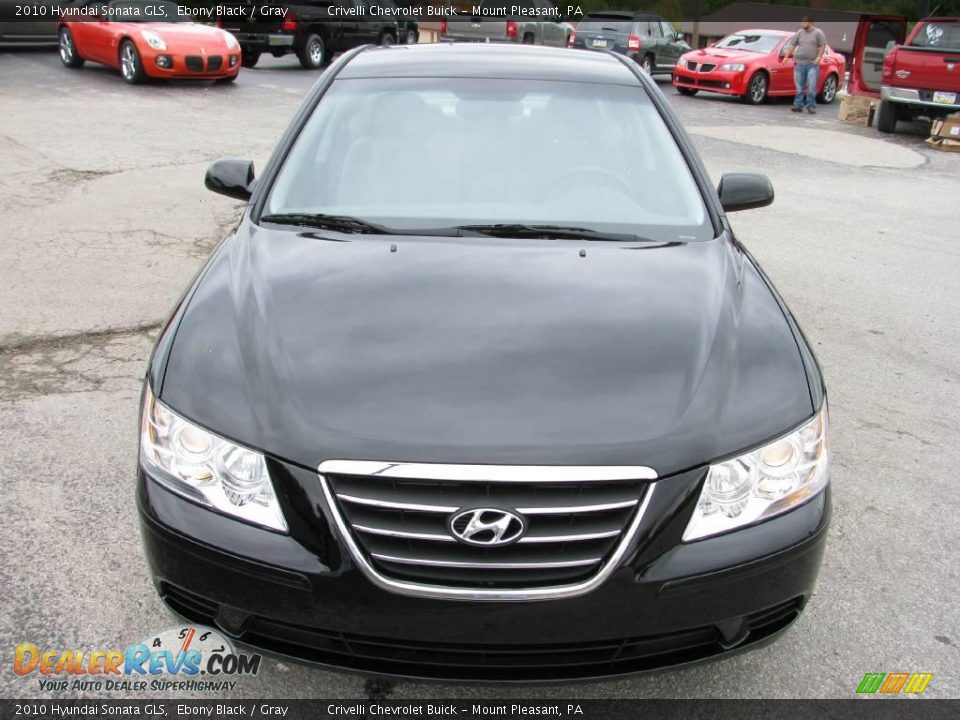2010 Hyundai Sonata GLS Ebony Black / Gray Photo #9