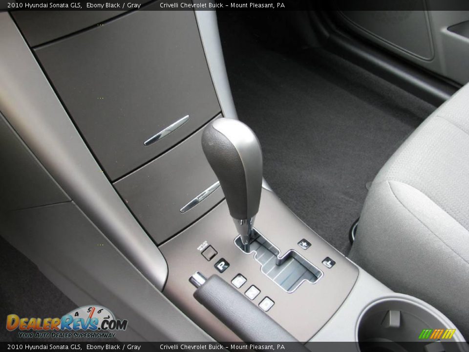 2010 Hyundai Sonata GLS Ebony Black / Gray Photo #20