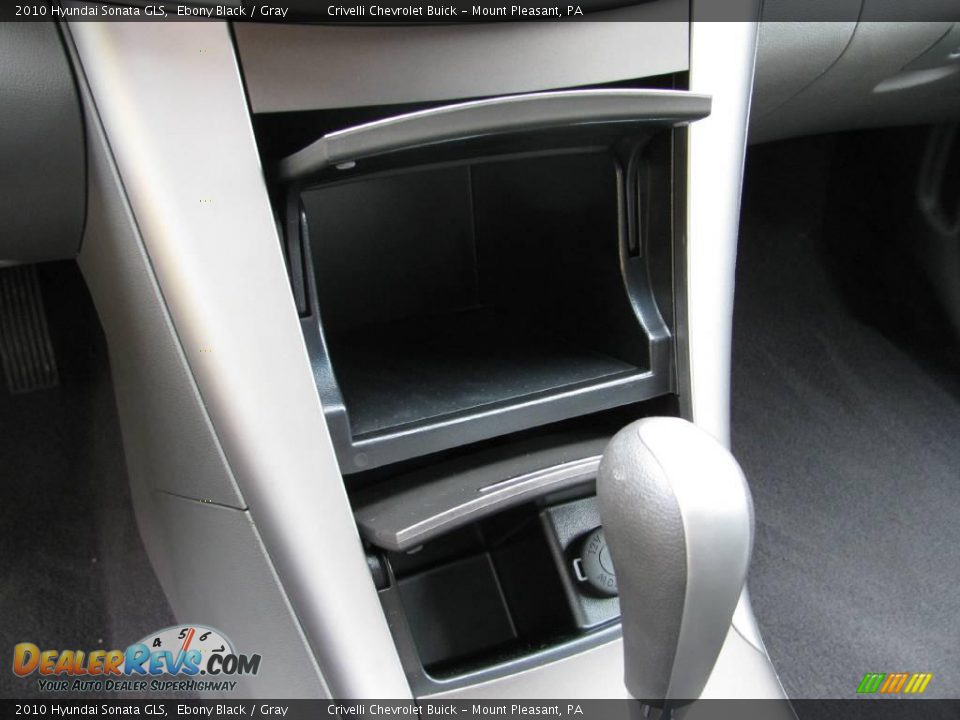 2010 Hyundai Sonata GLS Ebony Black / Gray Photo #21