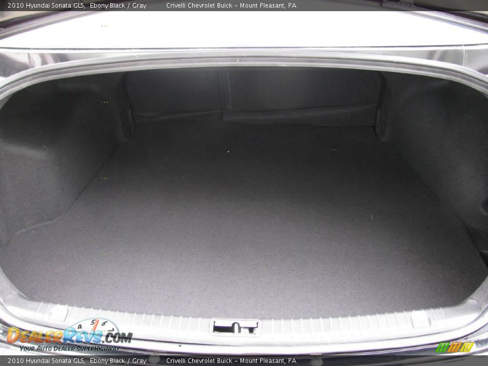 2010 Hyundai Sonata GLS Ebony Black / Gray Photo #26