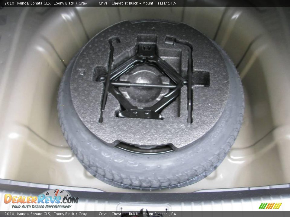 2010 Hyundai Sonata GLS Ebony Black / Gray Photo #27