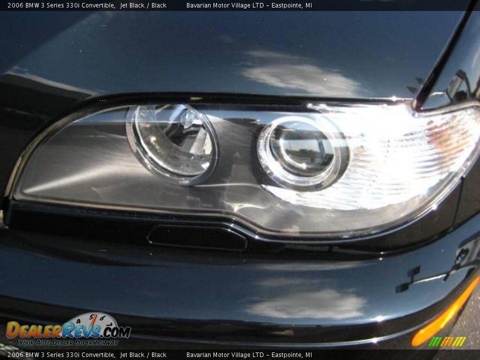 2006 BMW 3 Series 330i Convertible Jet Black / Black Photo #10