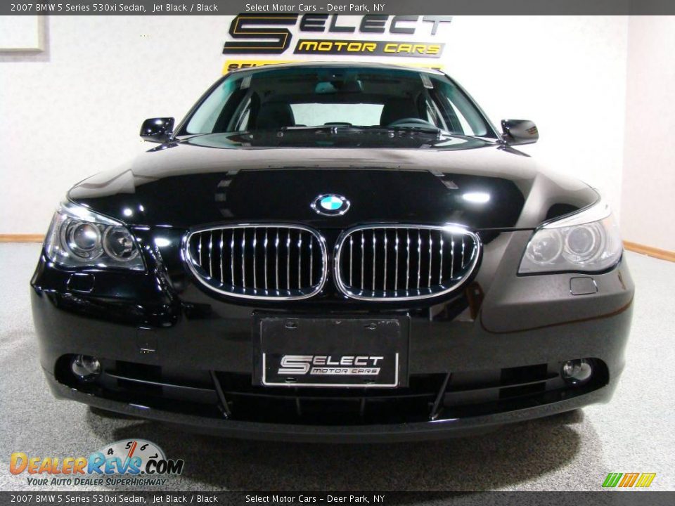 2007 BMW 5 Series 530xi Sedan Jet Black / Black Photo #2