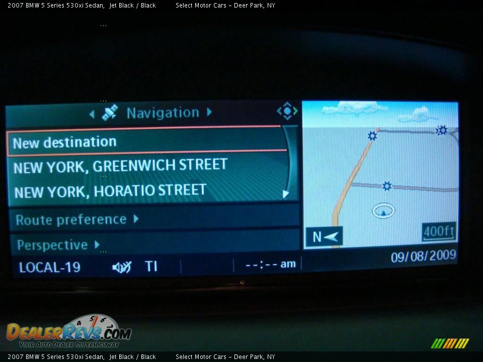 2007 BMW 5 Series 530xi Sedan Jet Black / Black Photo #14