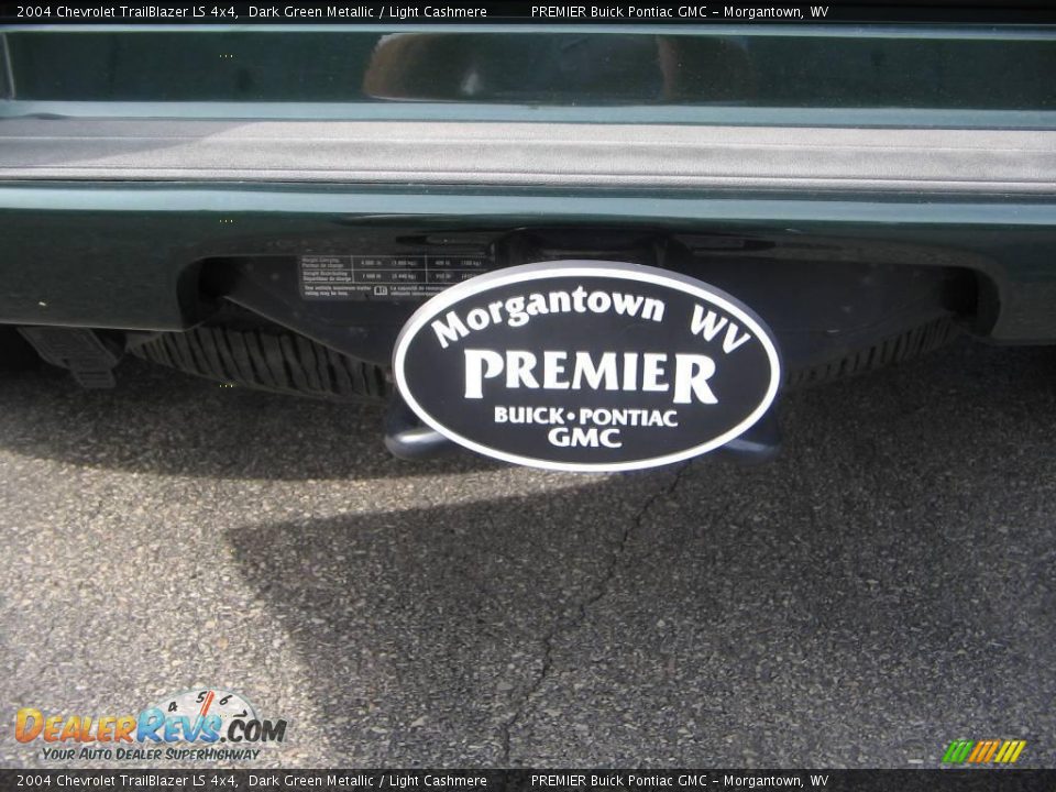 2004 Chevrolet TrailBlazer LS 4x4 Dark Green Metallic / Light Cashmere Photo #11