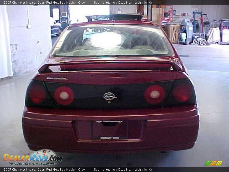 2005 Chevrolet Impala Sport Red Metallic / Medium Gray Photo #16
