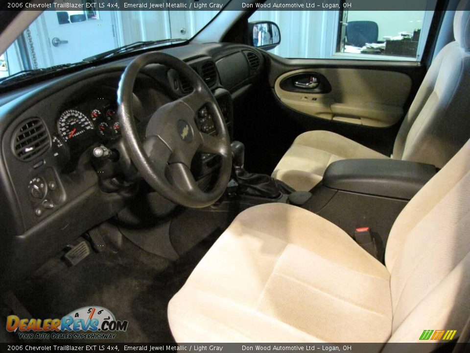 2006 Chevrolet TrailBlazer EXT LS 4x4 Emerald Jewel Metallic / Light Gray Photo #16