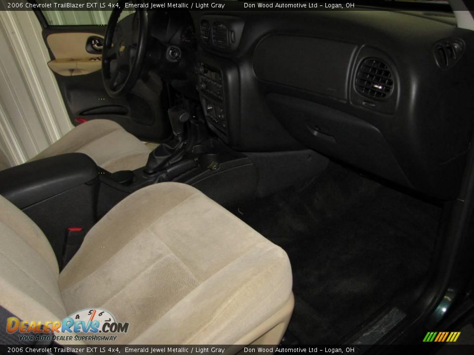 2006 Chevrolet TrailBlazer EXT LS 4x4 Emerald Jewel Metallic / Light Gray Photo #18