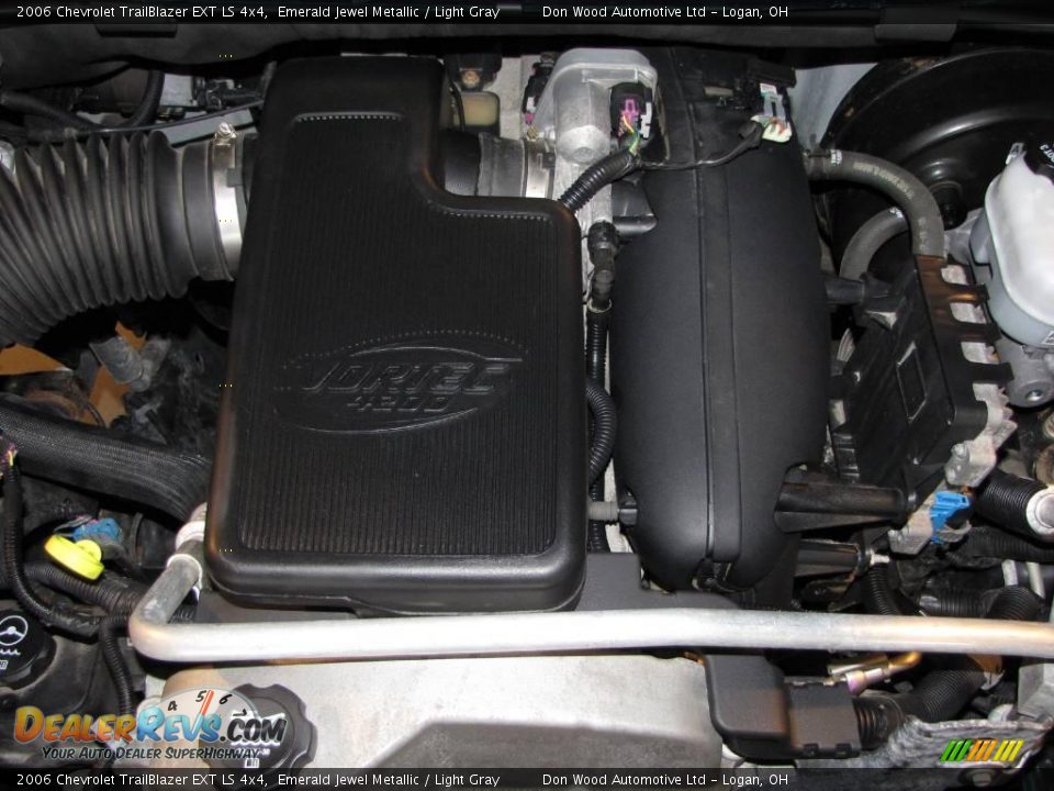 2006 Chevrolet TrailBlazer EXT LS 4x4 Emerald Jewel Metallic / Light Gray Photo #26