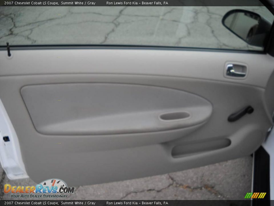 2007 Chevrolet Cobalt LS Coupe Summit White / Gray Photo #6