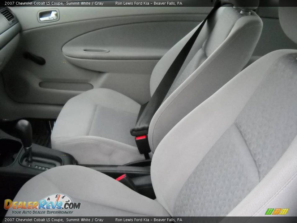 2007 Chevrolet Cobalt LS Coupe Summit White / Gray Photo #8