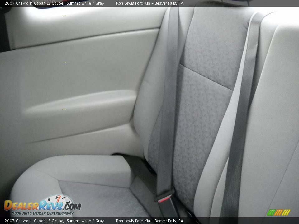 2007 Chevrolet Cobalt LS Coupe Summit White / Gray Photo #11