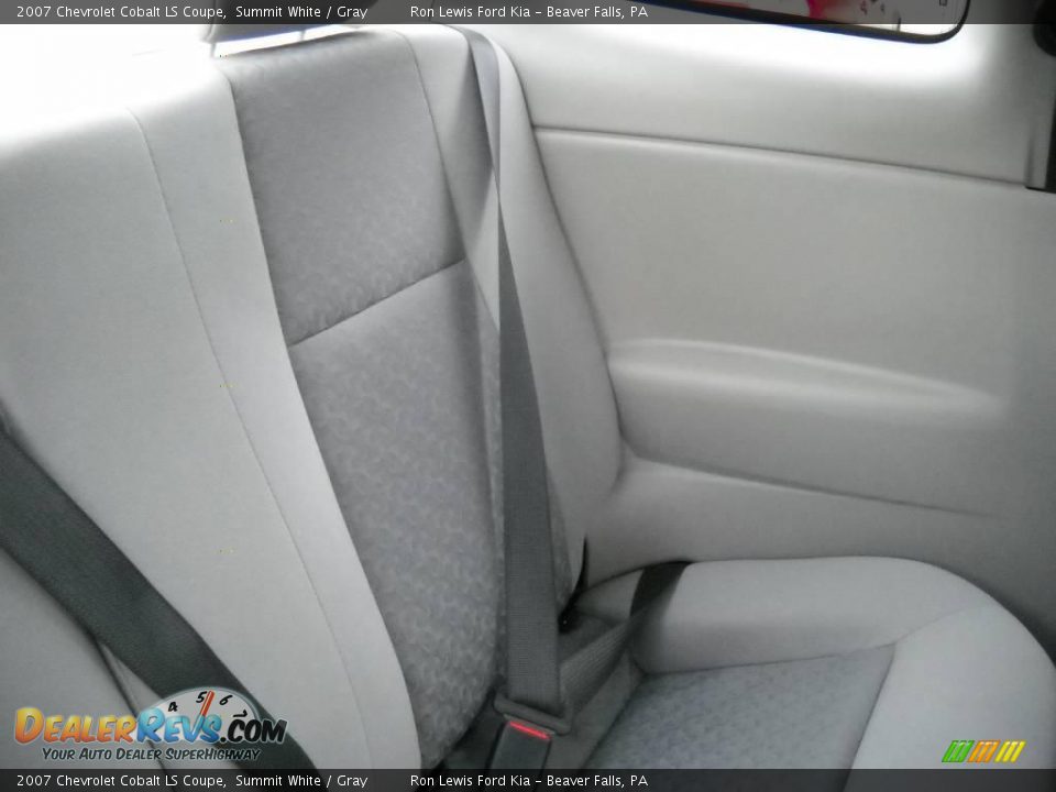 2007 Chevrolet Cobalt LS Coupe Summit White / Gray Photo #20