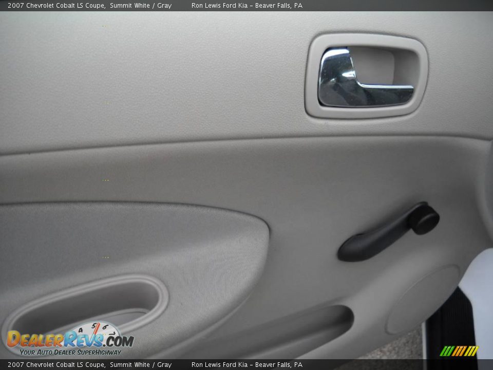 2007 Chevrolet Cobalt LS Coupe Summit White / Gray Photo #21