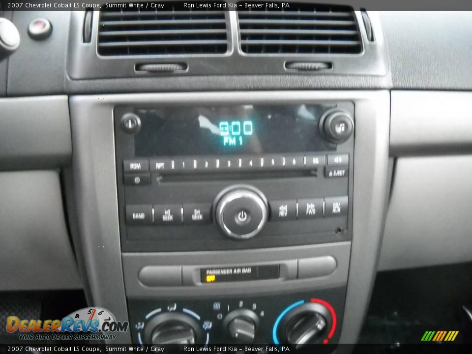 2007 Chevrolet Cobalt LS Coupe Summit White / Gray Photo #22