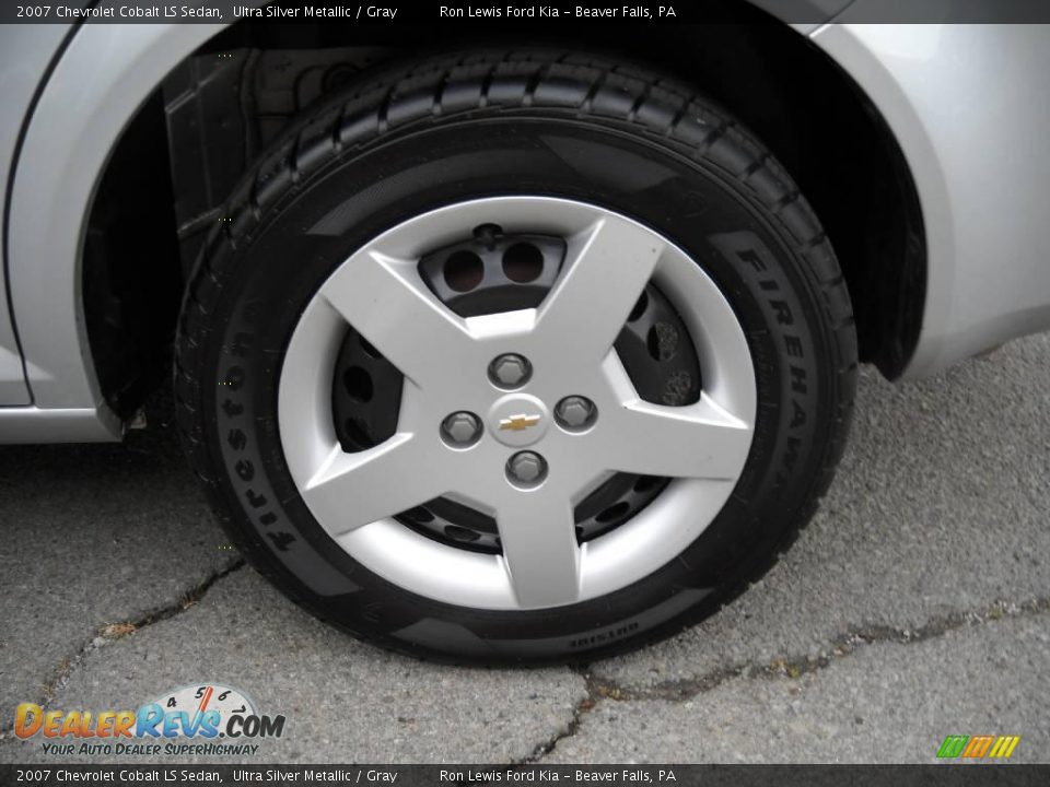2007 Chevrolet Cobalt LS Sedan Ultra Silver Metallic / Gray Photo #14