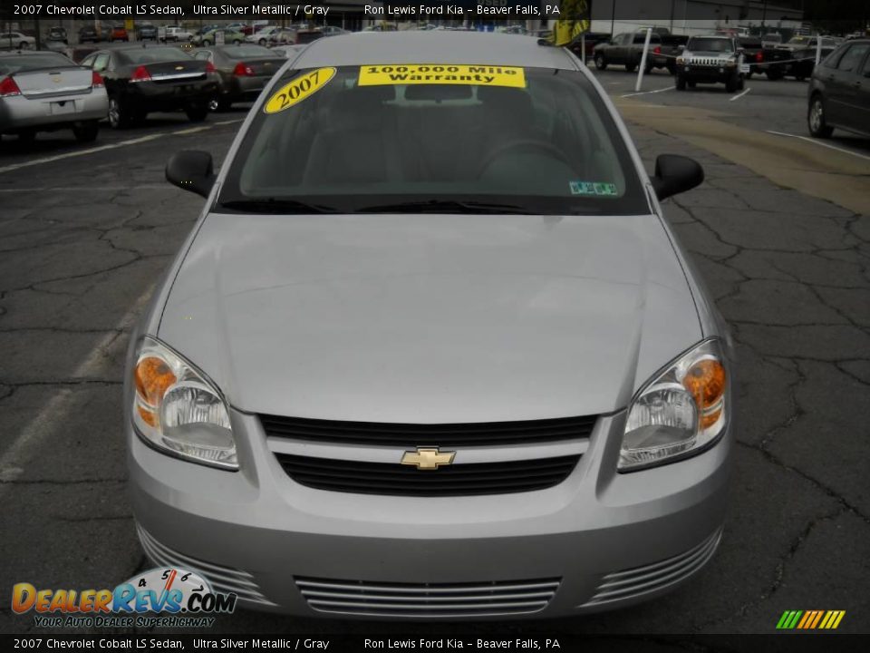2007 Chevrolet Cobalt LS Sedan Ultra Silver Metallic / Gray Photo #19