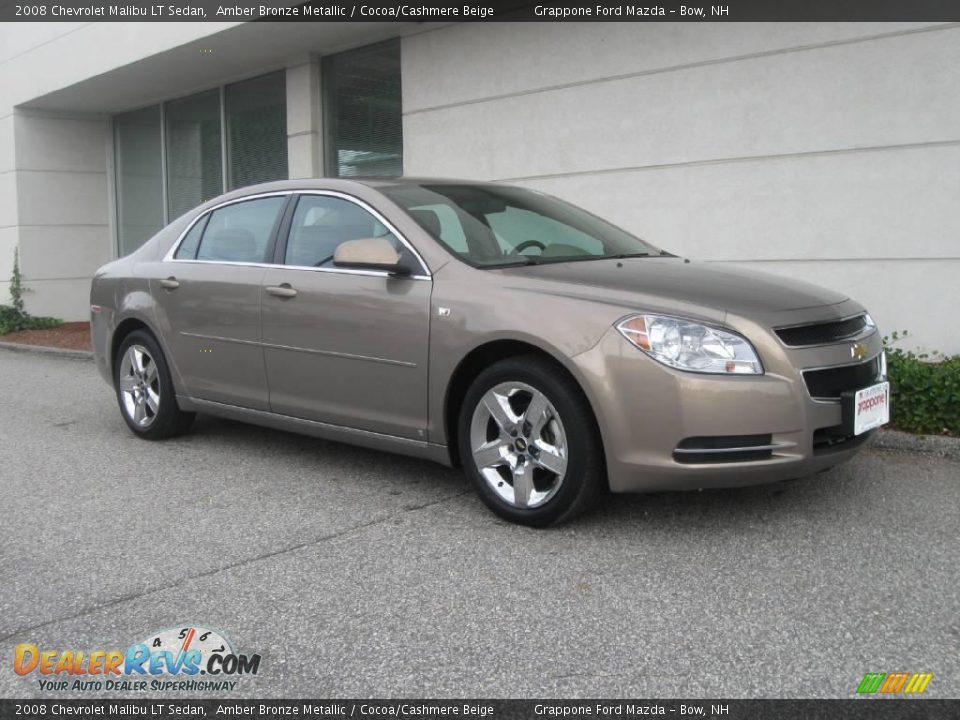 2008 Chevrolet Malibu LT Sedan Amber Bronze Metallic / Cocoa/Cashmere Beige Photo #1