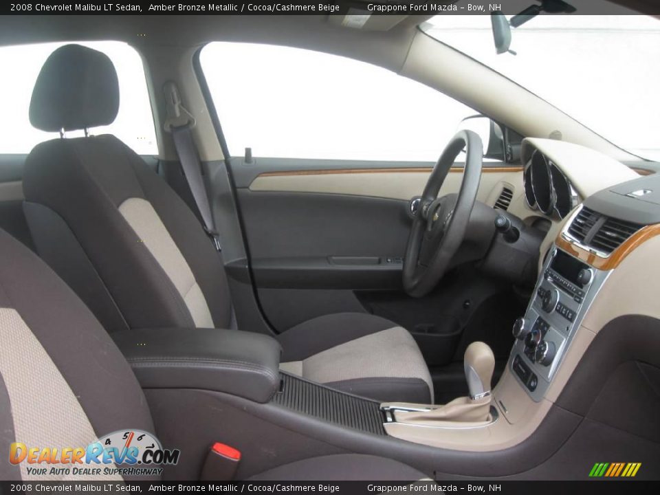 2008 Chevrolet Malibu LT Sedan Amber Bronze Metallic / Cocoa/Cashmere Beige Photo #6