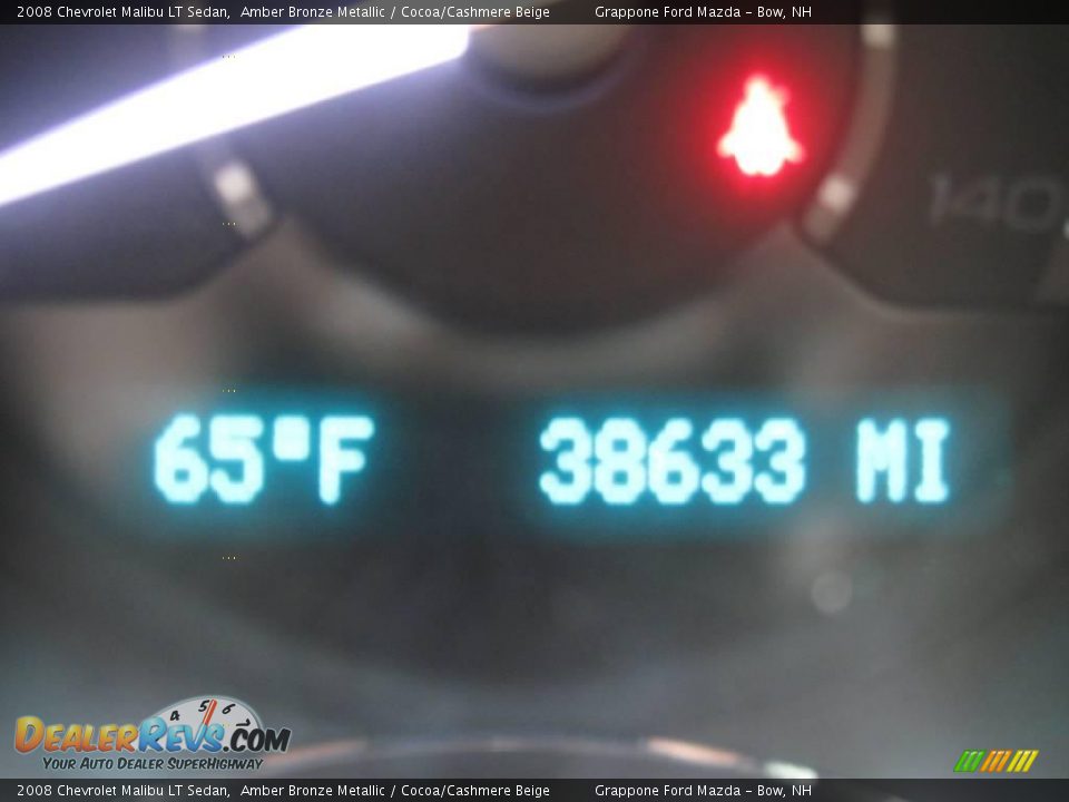 2008 Chevrolet Malibu LT Sedan Amber Bronze Metallic / Cocoa/Cashmere Beige Photo #8
